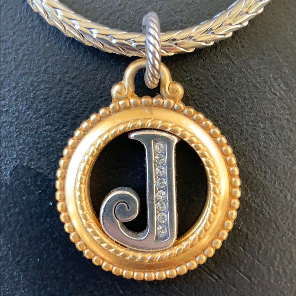 Brighton Monogram “J” Pendant and Chain